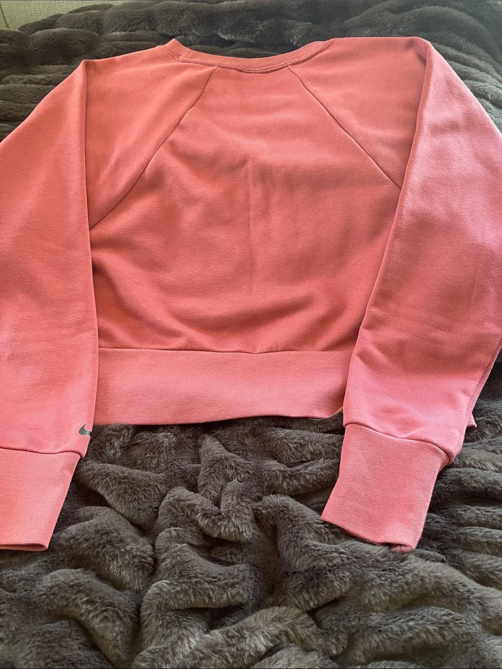 Nike Rose Pink Embossed Logo Sweatshirt